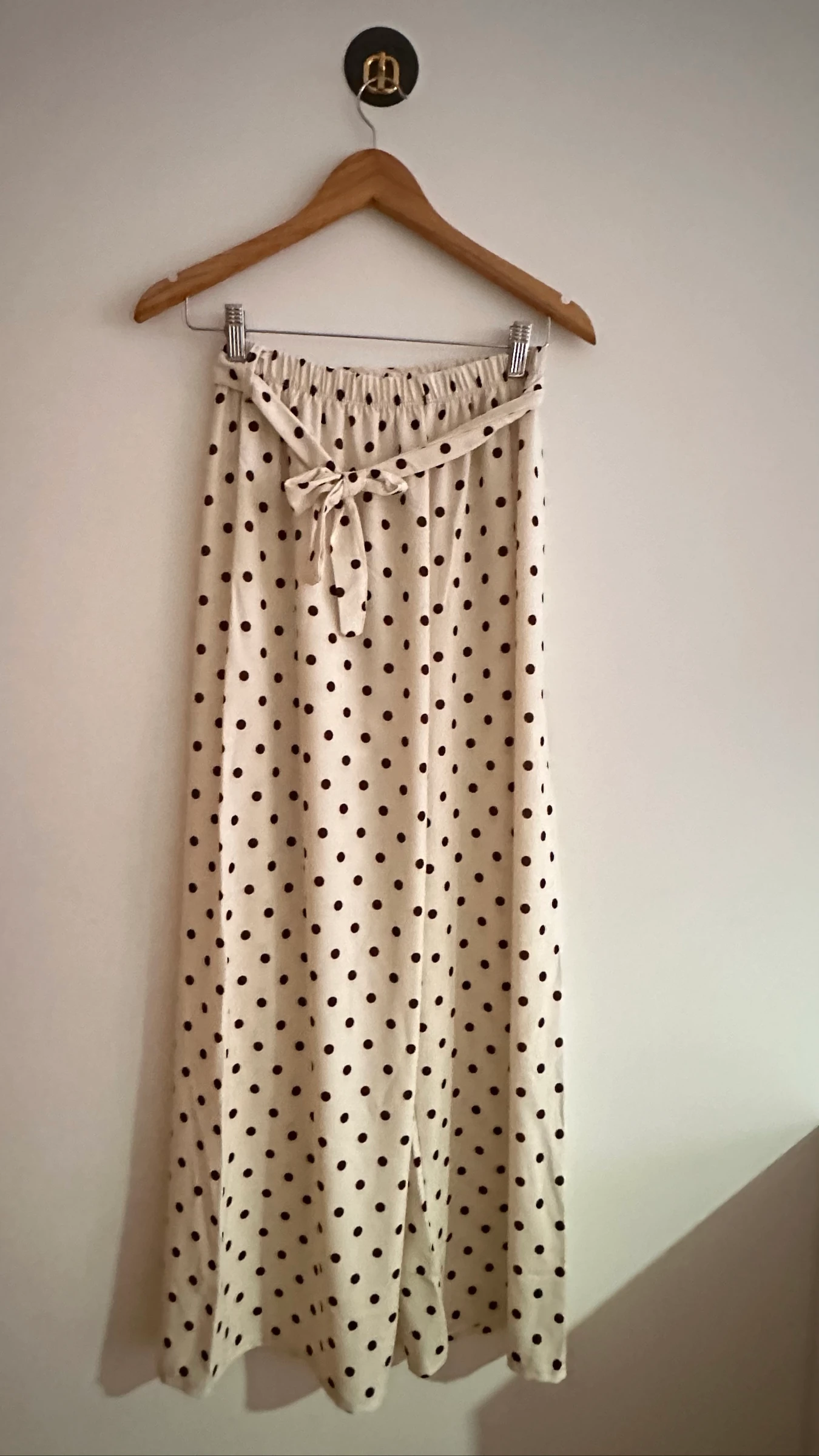 Calça wide leg